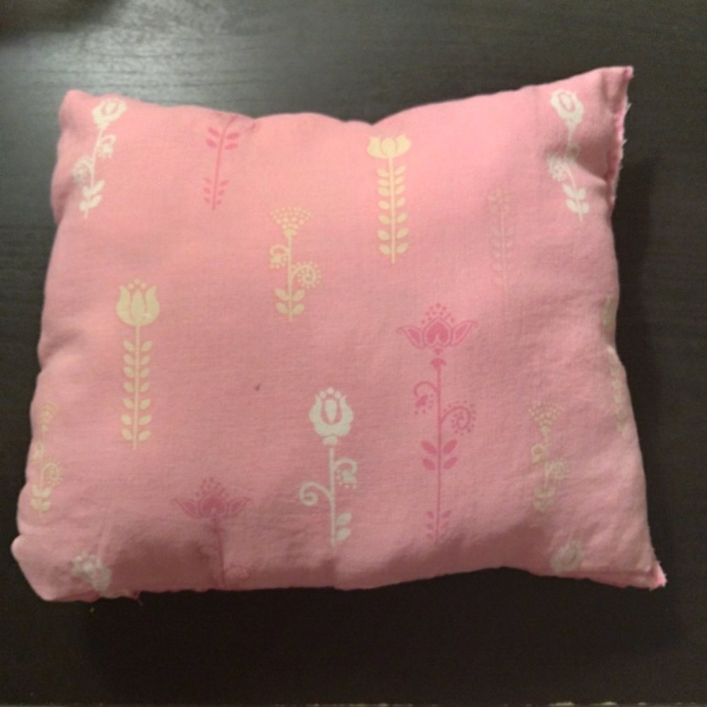 Handmade Barbiecore Pink Decorative Pillow (8"x7.5")